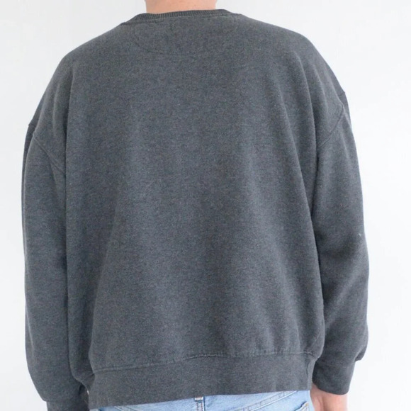 Vintage Starter Graphite Gray Crew Neck Sweater Size Large - Picture 3 of 10